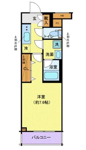 クレヴィスタ三軒茶屋の物件間取画像