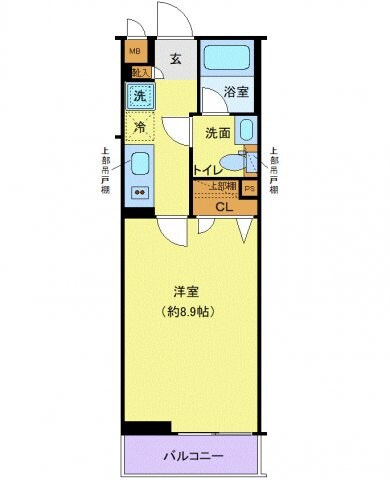 RELUXIA世田谷用賀の物件間取画像