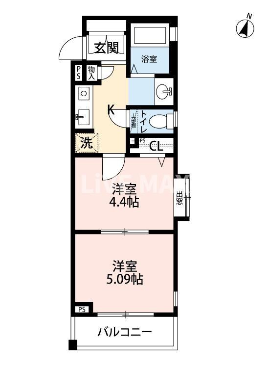 クレメント白金JPの物件間取画像