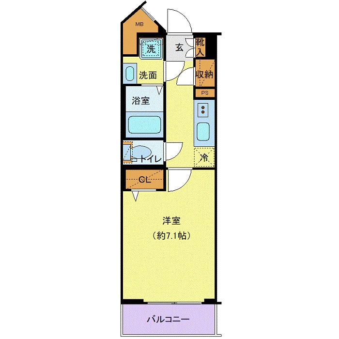 クレヴィスタ大塚の物件間取画像