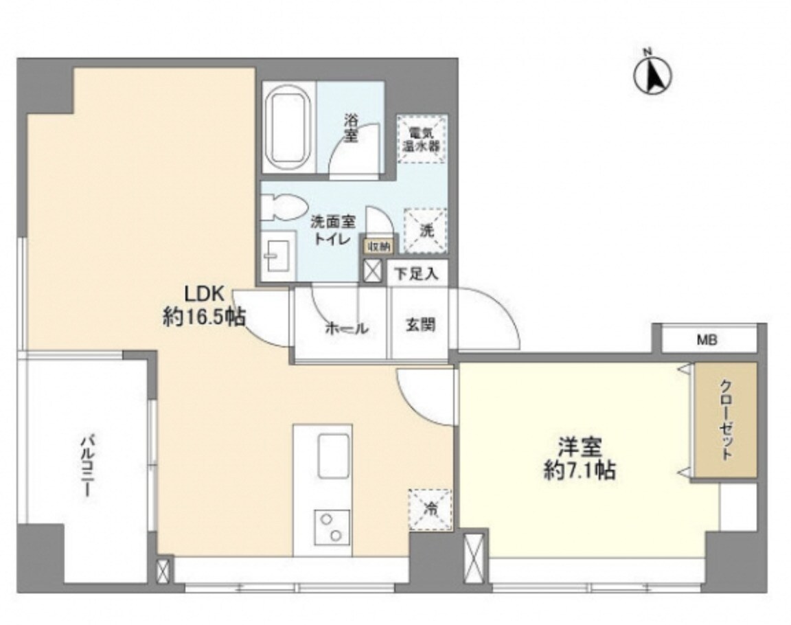 アクサス大手町ラクシーズの物件間取画像