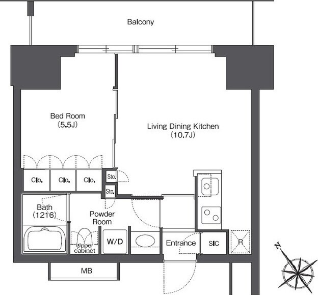 東京ポートシティ竹芝レジデンスタワーの物件間取画像