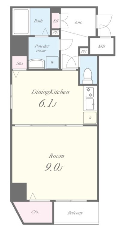 Palazzo Kubotaの物件間取画像