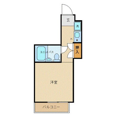 サンパレス花小金井の物件間取画像