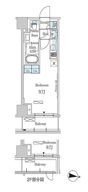 木場駅 徒歩11分 2階の物件間取画像