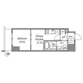 クオリタス浅草橋の物件間取画像