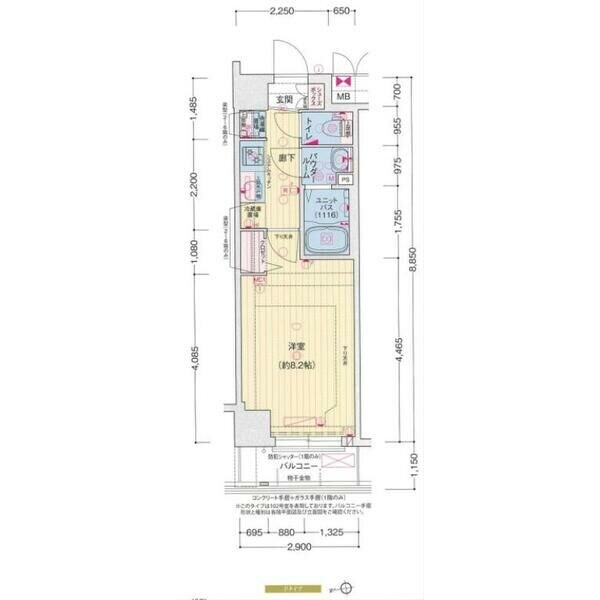 プレサンス木場公園の物件間取画像