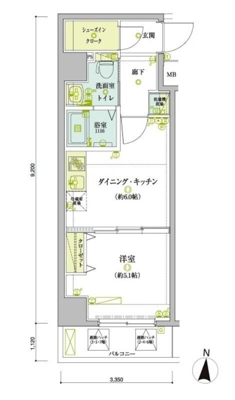 リヴシティ錦糸町弐番館の物件間取画像