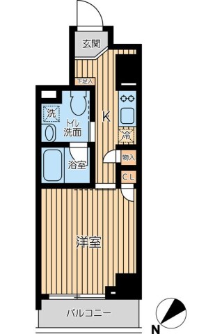 オーキッドレジデンス蔵前Ⅱの物件間取画像