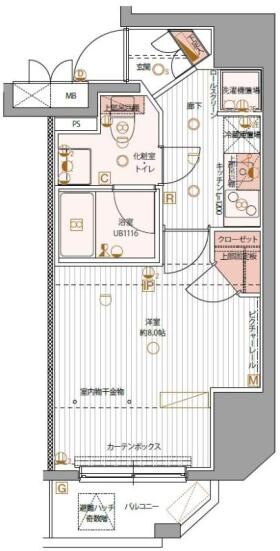 パティーナ上野の物件間取画像