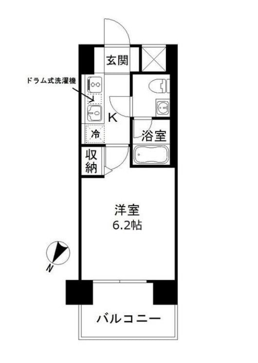 豊洲駅 徒歩9分 3階の物件間取画像