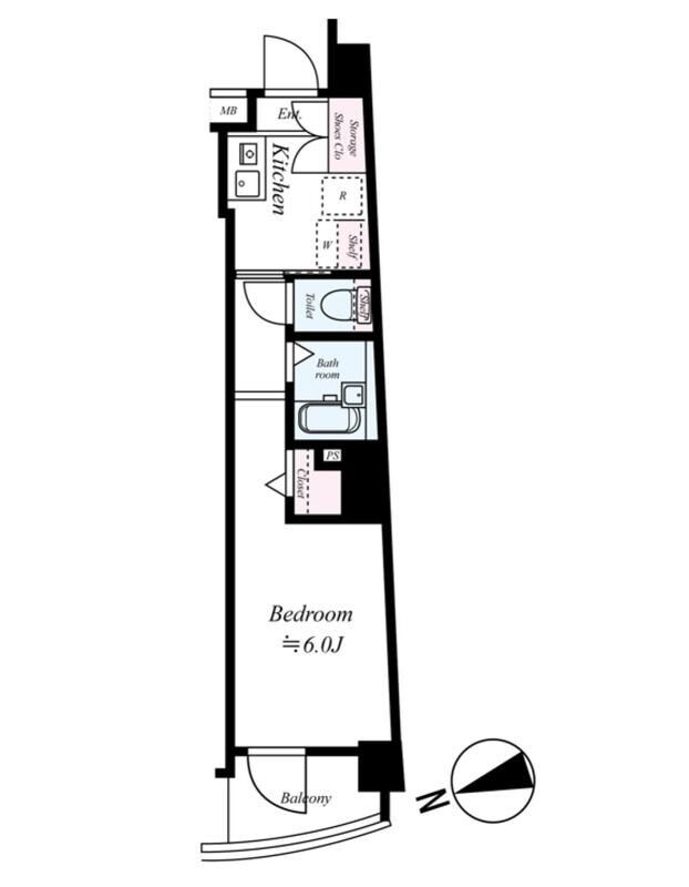SIN-City東陽町の物件間取画像
