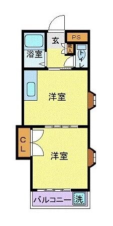 プレール都立大の物件間取画像