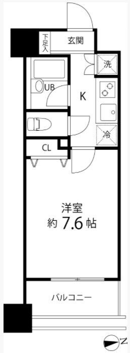 秋葉原駅 徒歩5分 14階の物件間取画像