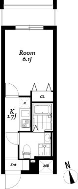 浅草駅 徒歩5分 2階の物件間取画像