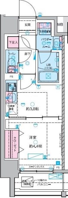 GENOVIA木場Ⅱの物件間取画像