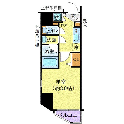 クレイシア新宿の物件間取画像