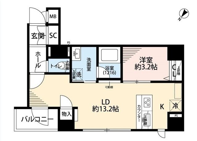 プレール・ドゥーク日本橋浜町の物件間取画像