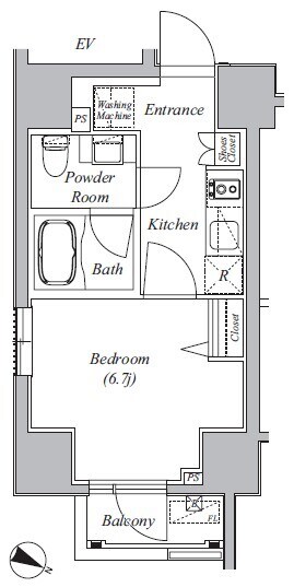 Casa Splendido La plus 元赤坂の物件間取画像