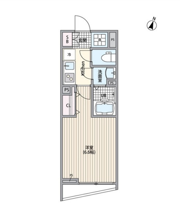 エルファーロ南麻布の物件間取画像