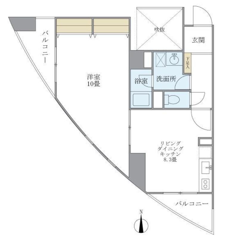 サンハイツ浅草の物件間取画像
