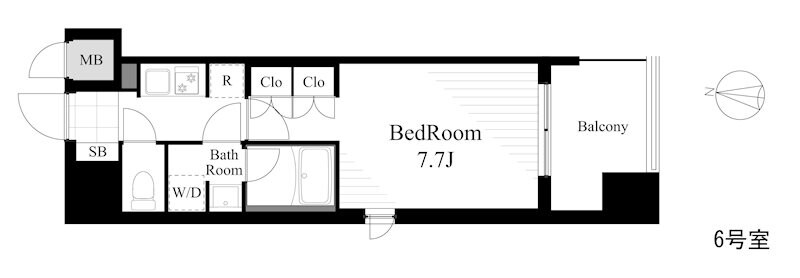 ラティエラ大島の物件間取画像