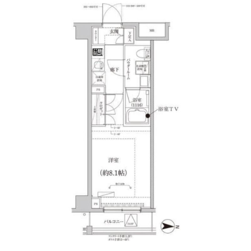 CREALpremier大島の物件間取画像