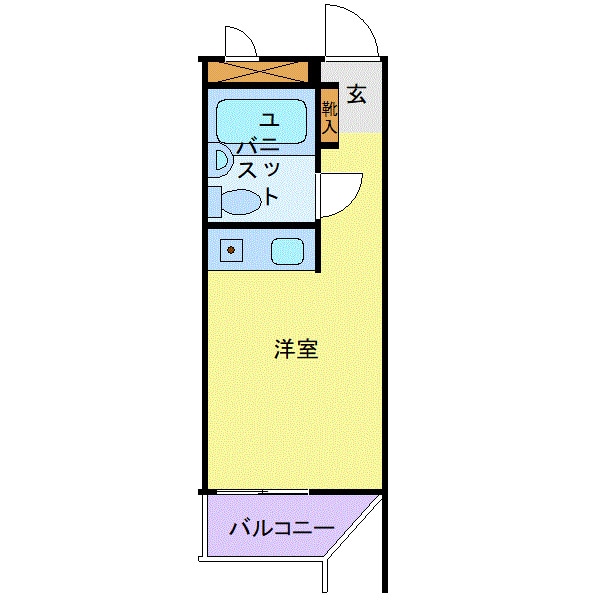 メゾン余丁町の物件間取画像