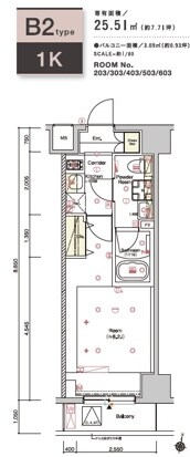 三ノ輪駅 徒歩4分 2階の物件間取画像