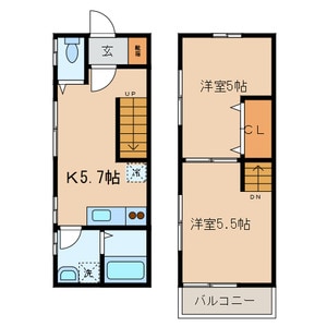 西大島駅 徒歩14分 1-2階の物件間取画像