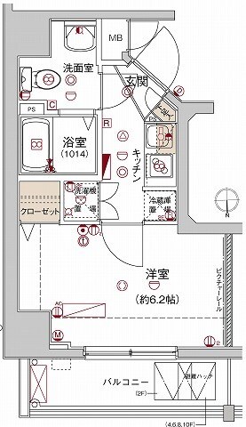 木場駅 徒歩1分 5階の物件間取画像