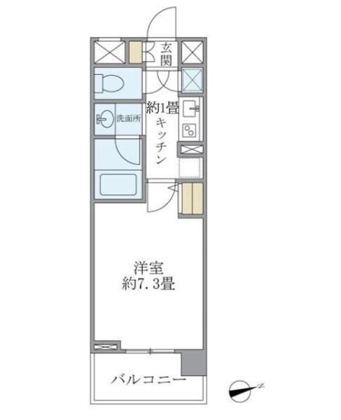 清澄白河駅 徒歩5分 3階の物件内観写真