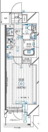 レガリス亀戸の物件間取画像