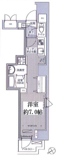 トモヤレジデンス蔵前の物件間取画像