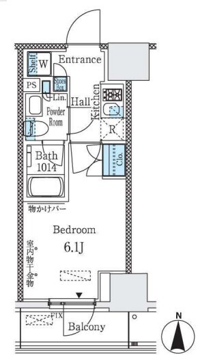 大井町駅 徒歩4分 4階の物件間取画像