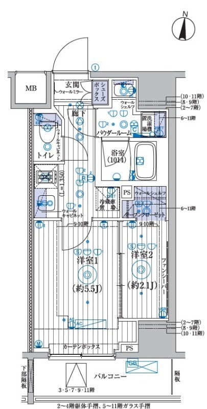 ブライズ東陽町の物件間取画像