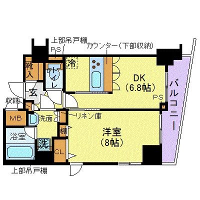 トーシンフェニックス日本橋浜町弐番館の物件間取画像