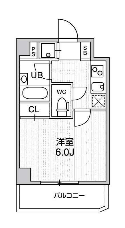 コンシェリア新橋の物件間取画像