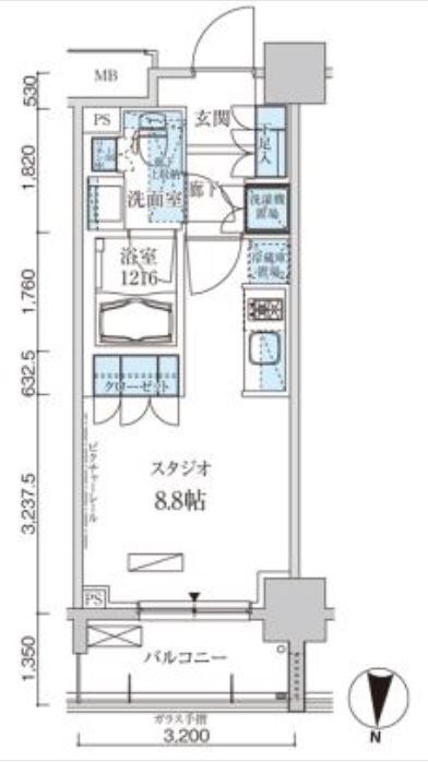 両国駅 徒歩9分 2階の物件間取画像