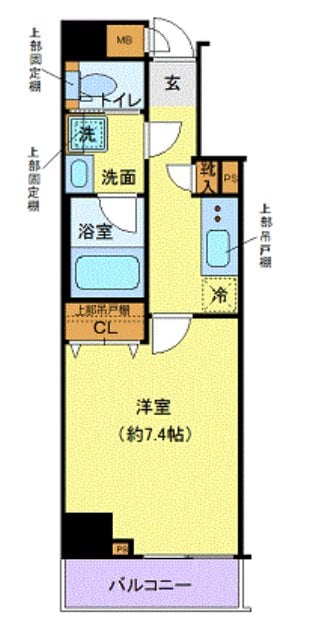 ディアレイシャス高井戸の物件間取画像