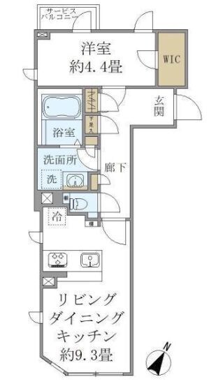 COMPOSITE高輪の物件間取画像