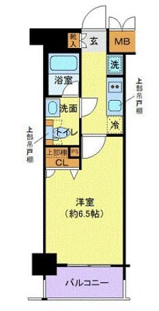 プレール・ドゥーク東京CANALの物件間取画像