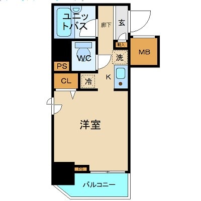 クレアシオン渋谷の物件間取画像