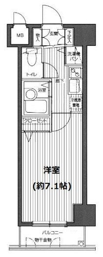 ガラ・ステージ麻布十番の物件間取画像