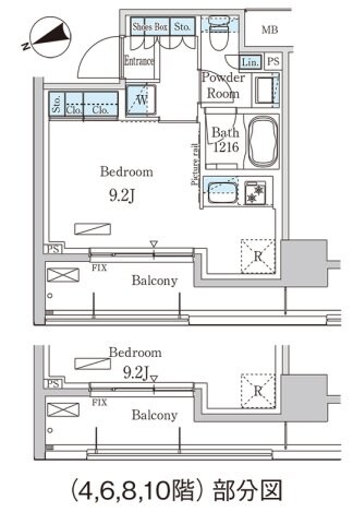 本所吾妻橋駅 徒歩5分 2階の物件間取画像