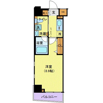 プレセダンヒルズ阿佐ヶ谷の物件間取画像