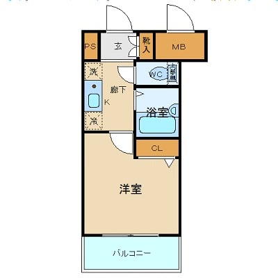 メインステージ銀座の物件間取画像