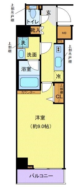 クレヴィスタ高田馬場の物件間取画像