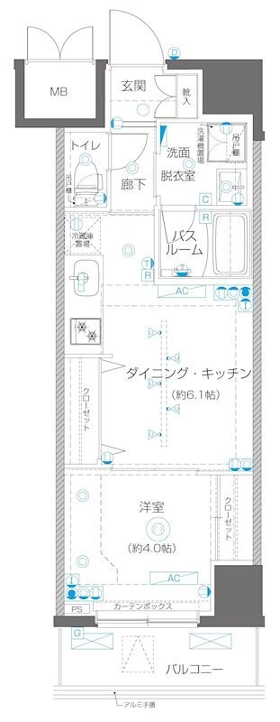 高田馬場駅 徒歩9分 3階の物件間取画像