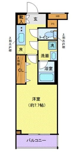 クレヴィスタ三軒茶屋の物件間取画像